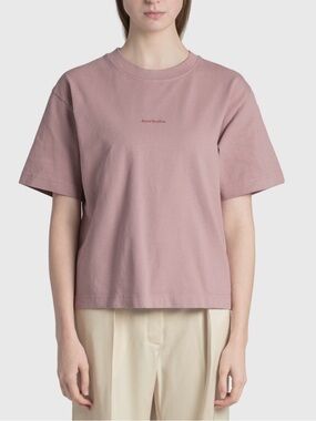 Acne Studio Dusty Pink Short-Sleeve Crew Tee